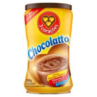 ACHO PO 3 CORACOES LT 350G CHOCOLATTO