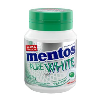 GOMA MASCAR MENTOS PURE GRF 56G SPEARMINT