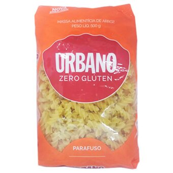Massa Arroz Urbano Sem Glúten Parafuso 500G