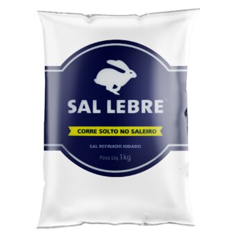 Sal Refinado Lebre 1Kg