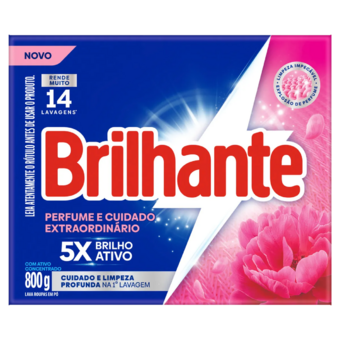 LAVA ROUPA PO BRILHANTE CX 800G EXP PERFUME