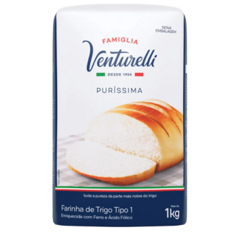 FARINHA TRIGO VENTURELLI 1KG INT