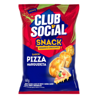 SNACK CLUB SOCIAL 68G PIZZ MARG