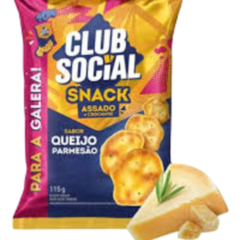 SNACK CLUB SOCIAL 115G PARMESAO