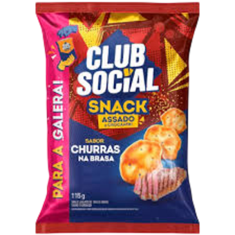 SNACK CLUB SOCIAL 115G CHURR NA BRASA