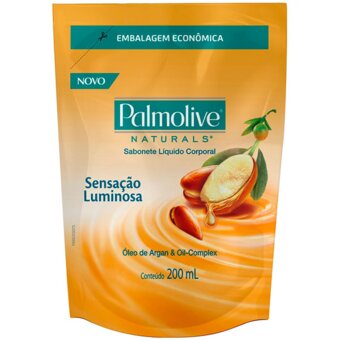 Sabonete Líquido Palmolive Naturals Óleo De Argan Refil 200Ml
