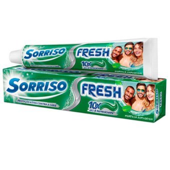 Gel Dental Sorriso Fresh Hortelã 90G