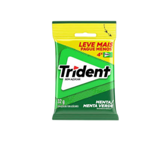 CHICLE TRIDENT 32G MENTA