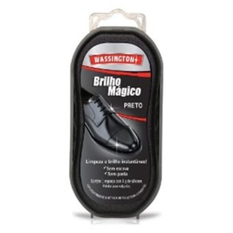 Esponja Para Sapato Wassington Brilho Mágico Preto 1Un