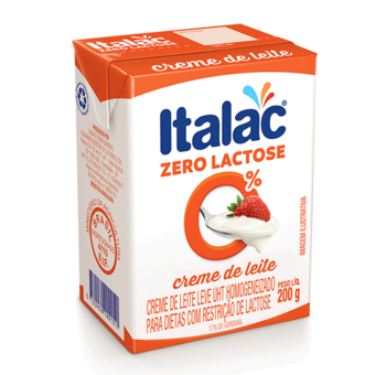 Creme De Leite Italac Zero Lactose 200G