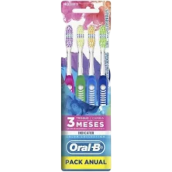 ESCOVA DENT ORAL-B 4UN MACIA SUAVE 30