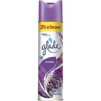 Desodorizador De Ambiente Glade Lavanda 360Ml 20% Desconto
