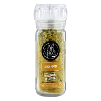 TEMP BR SPICES 70G LEMON PEPPER C/MOEDOR