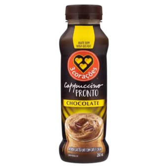 BEB LACT 3 CORACOES UHT 260ML CAPPUC CHOC