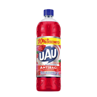 DESINF UAU ANTIBAC PROMO 1L FLORES/FRT VERM