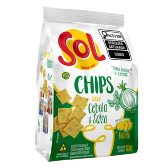 BISC SALG SOL CHIPS 60G CEB/SALSA