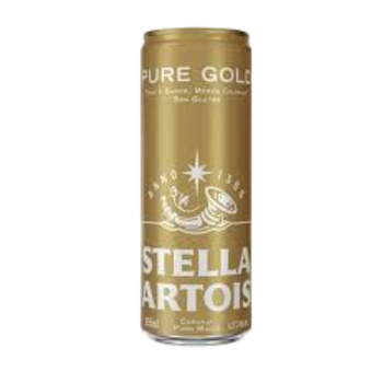 CERV STELLA ARTOIS LT 350ML PURE GOLD
