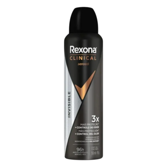 DESOD AERO REXONA CLINICAL 150ML MEN INVISIB