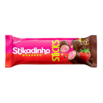 CHOC STIKADINHO 29G STICKS MORANG