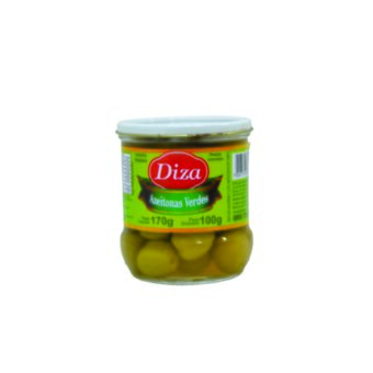 Azeitona Verde Diza Vidro 100G