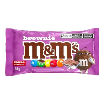 CHOC M&M 35G BROWNIE