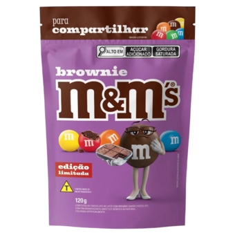 CHOC M&M 120G BROWNIE