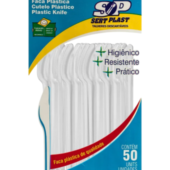 FACA SERT PLAST REF 50UN CIRSTAL
