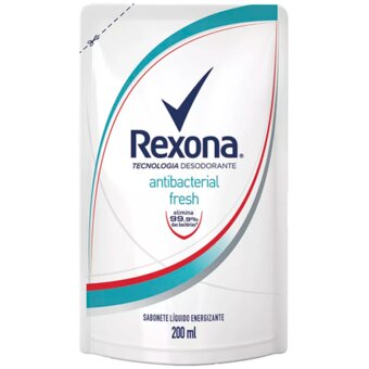 Sabonete Líquido Rexona Antibacterial Fresh Refil 200Ml