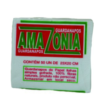 Guardanapo Papel Amazônia 23X20Cm 50 Unidades