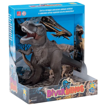 BRINQUEDO DIVERTOYS DINOS T-REX