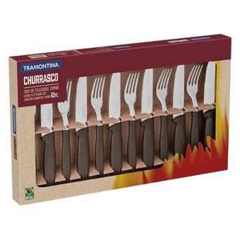 CONJUNTO TRAMONTINA CHURRASCO 12PCS