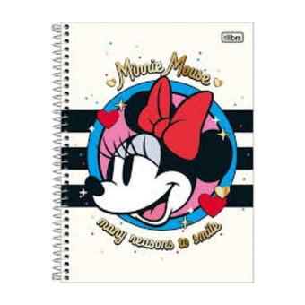 CADERNO TILIBRA CD UNIV 1M MINNIE FIT 80F