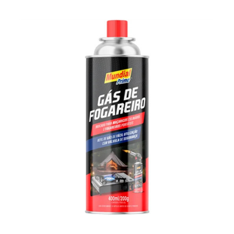 GÁS FOGAREIRO MUNDIAL PRIME 400ML