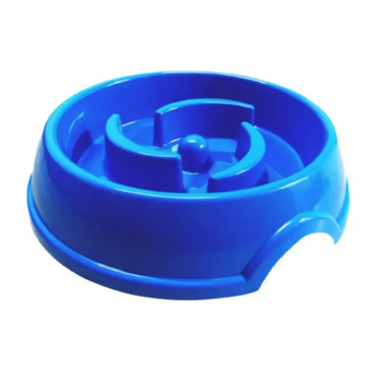 COMEDOURO PLÁSTICO FURACÃO PET SLIM AZUL