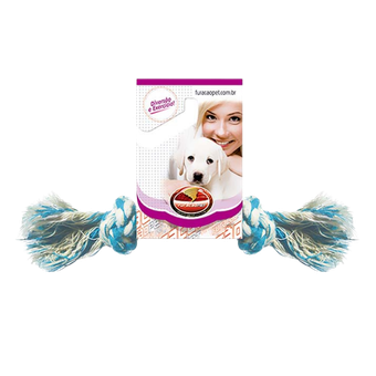 BRINQUEDO FURACÃO PET DENTAL BONE N2 ALG C/NO