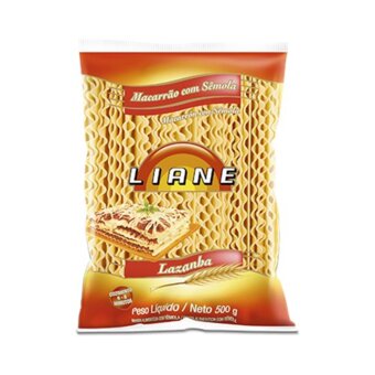 Massa Para Lasanha De Sêmola Liane Pacote 500G