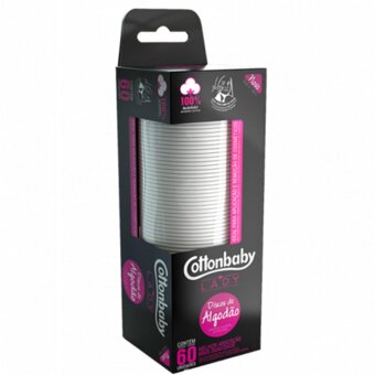 Algodão Disco Cottonbaby Lady 60Un