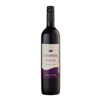 Vinho Tinto Brasileiro De Mesa Seco Bordô Catafesta Garrafa 750Ml