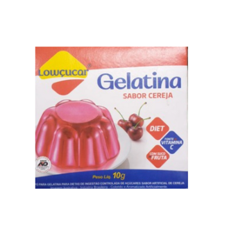 Gelatina Lowçucar  Zero Cereja 10G