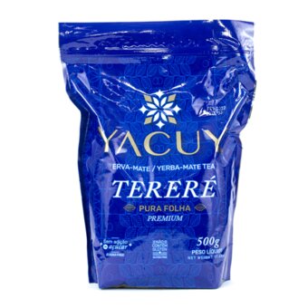 Erva Mate Yacuy Terere Pura Folha 500G