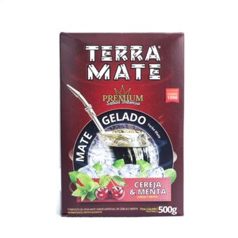Erva Mate Terramate Terere Premium Cereja E Menta 500G
