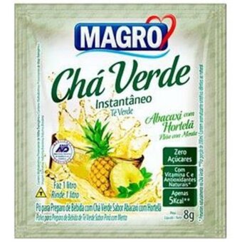 Chá Verde Magro Abacaxi Com Hortelã Sachê 8G