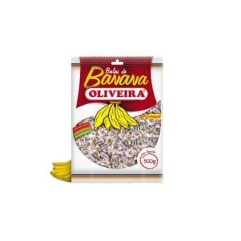 Bala Oliveira Banana 500g