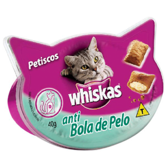 Petisco Whiskas Temptation 40G Anti Bolo Pelo