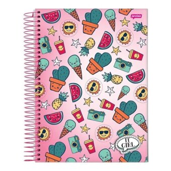 Caderno Jandaia Universitário It Girl 10 Matérias