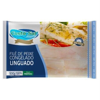 Filé De Linguado Costa Sul Congelado Pacote 500G