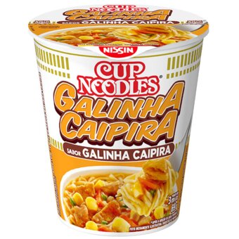 Macarrão Instantâneo Cup Noodles Galinha Caipira 69G