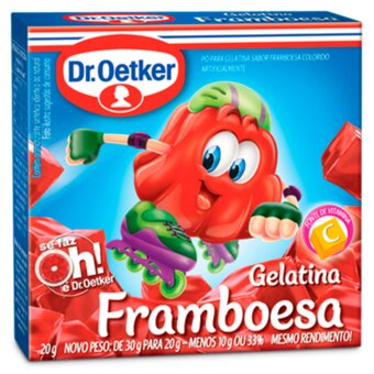 Gelatina Dr. Oetker Framboesa 20G