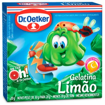 Gelatina Dr. Oetker Limão 20G