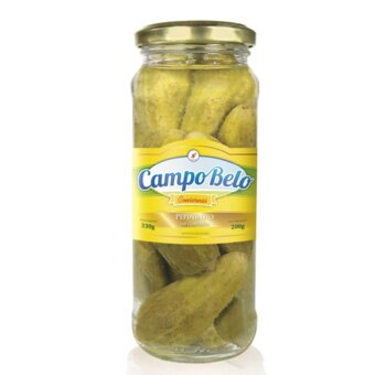 Pepino Em Conserva Campo Belo Vidro 200G